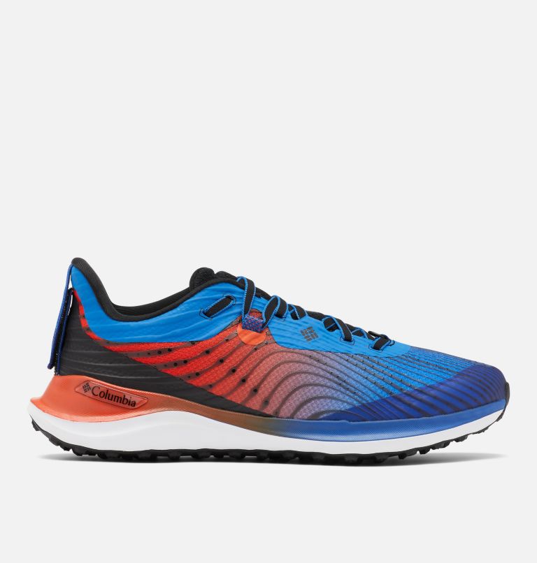 Men’s Escape Ascent Trail Running Shoe, Color: Bright Indigo, Autumn Orange, image 1