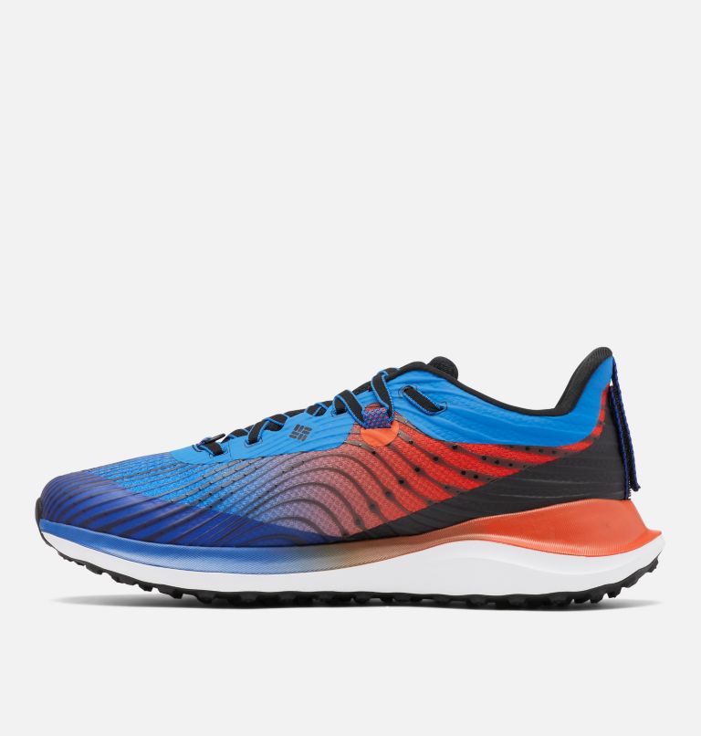 Men’s Escape Ascent Trail Running Shoe, Color: Bright Indigo, Autumn Orange, image 5