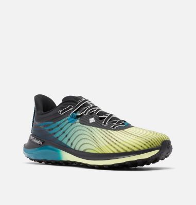 Men&rsquo;s Escape Ascent&trade; Trail Running Shoe COLUMBIA ESCAPE ASCENT&trade; | 797 | 10, Neon Light, Aegean Blue, 3/4 front