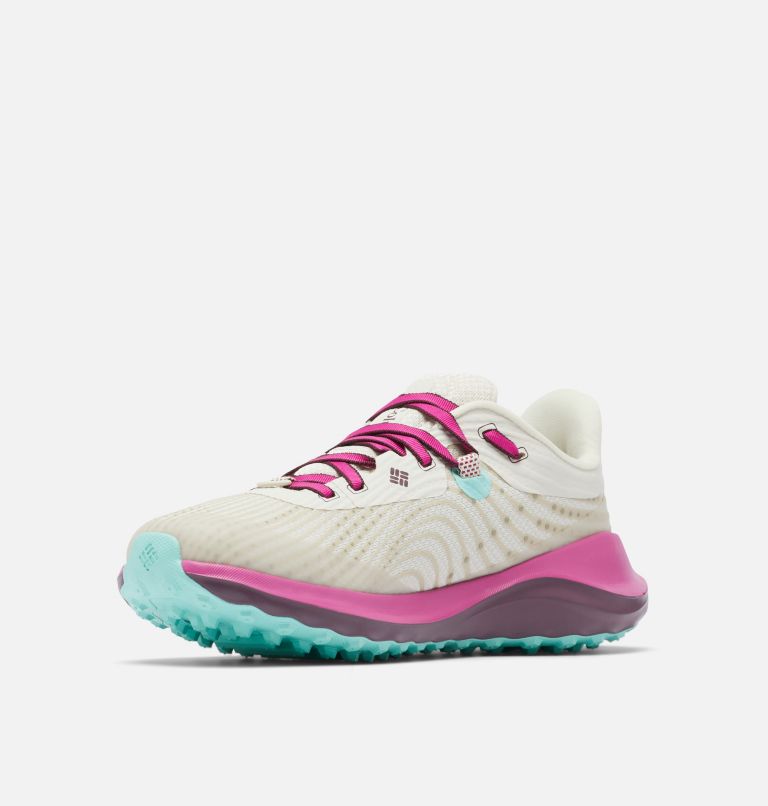 Women’s Escape Ascent Trail Running Shoe, Color: Fawn, Wild Fuchsia, image 6