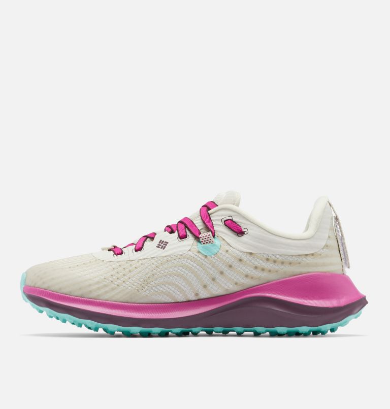 Women’s Escape Ascent Trail Running Shoe, Color: Fawn, Wild Fuchsia, image 5