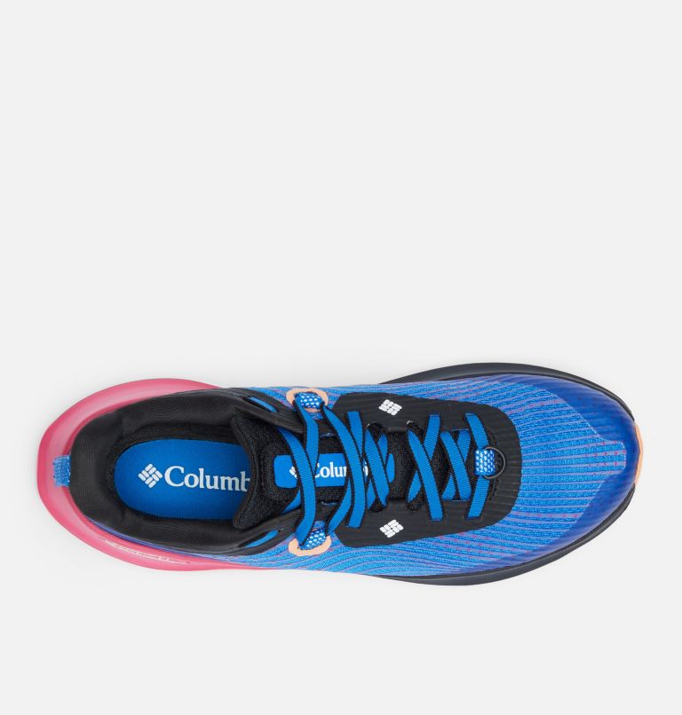 Women’s Escape Ascent Trail Running Shoe, Color: Super Blue, Cactus Pink, image 3