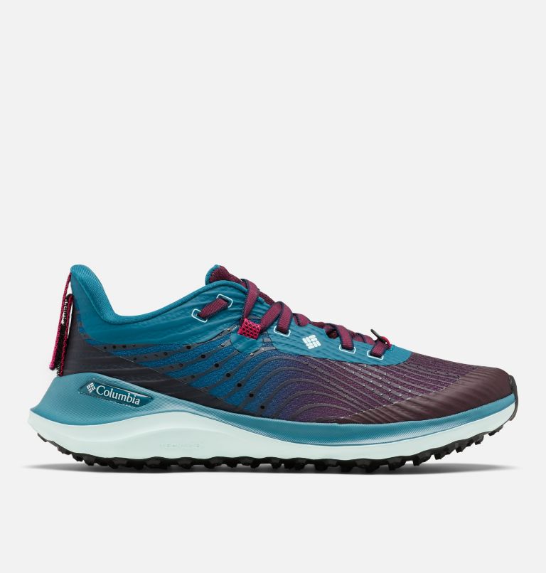 Women’s Escape Ascent Trail Running Shoe, Color: Marionberry, Deep Water, image 1