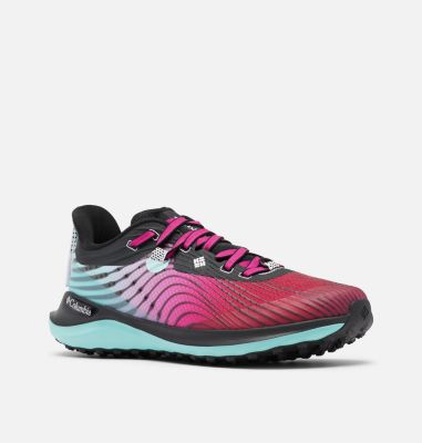 Women&rsquo;s Escape Ascent&trade; Trail Running Shoe COLUMBIA ESCAPE ASCENT&trade; | 627 | 5.5, Haute Pink, Black, 3/4 front