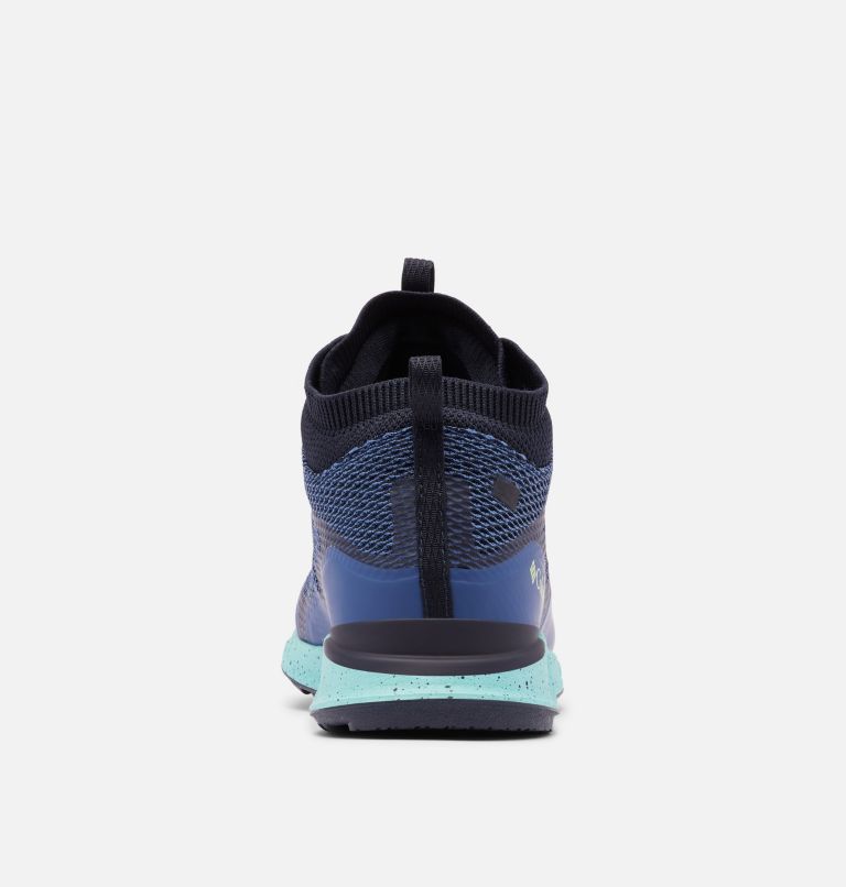 Women's Vitesse Mid OutDry Shoe, Color: Night Tide, Lime Glow, image 8