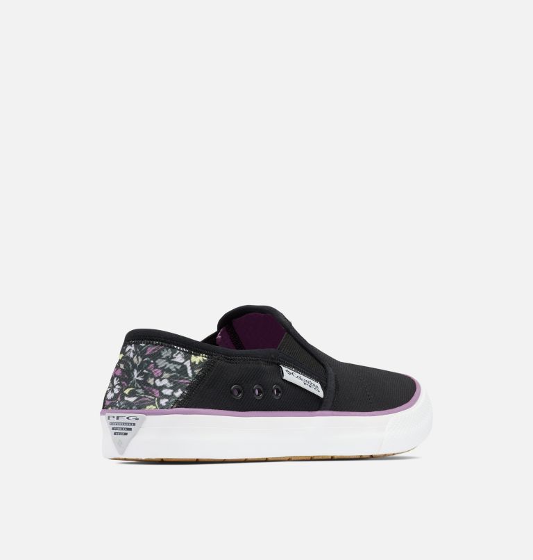 Thumbnail: Women's PFG Slack Water Slip Shoe, Color: Black, Dark Lavender, image 9