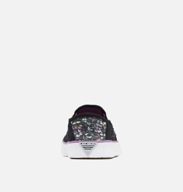 Women's PFG Slack Water Slip Shoe, Color: Black, Dark Lavender, image 8