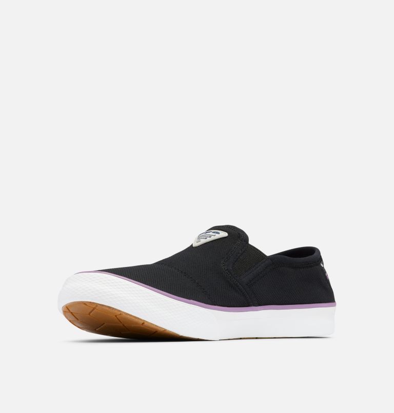 Women's PFG Slack Water Slip Shoe, Color: Black, Dark Lavender, image 6