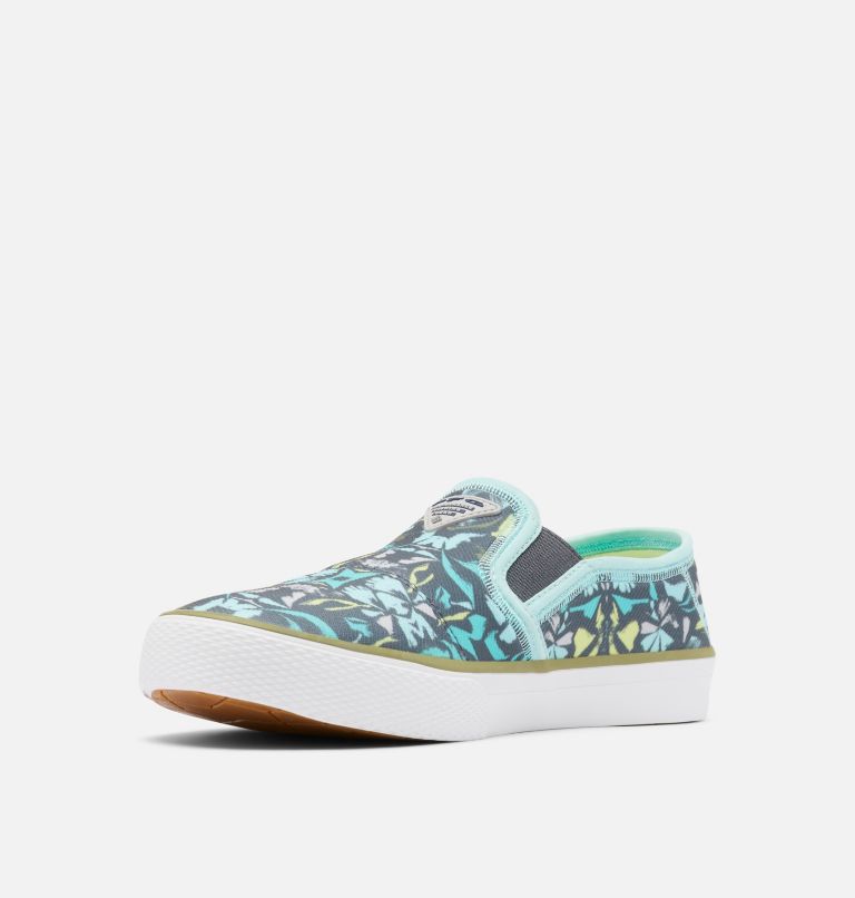 Women's PFG Slack Water Slip Shoe, Color: Gulf Stream, Cool Moss, image 6