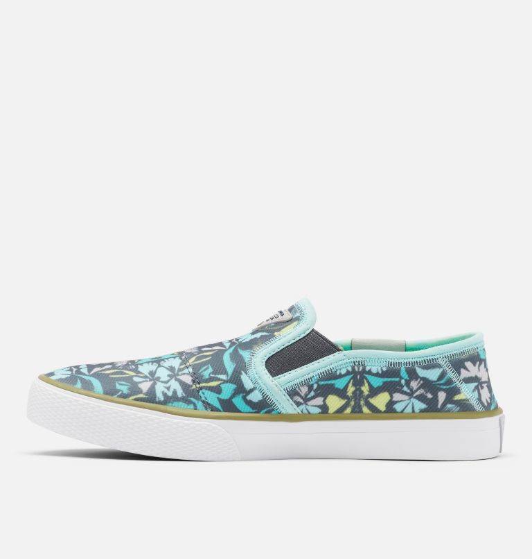 Women's PFG Slack Water Slip Shoe, Color: Gulf Stream, Cool Moss, image 5