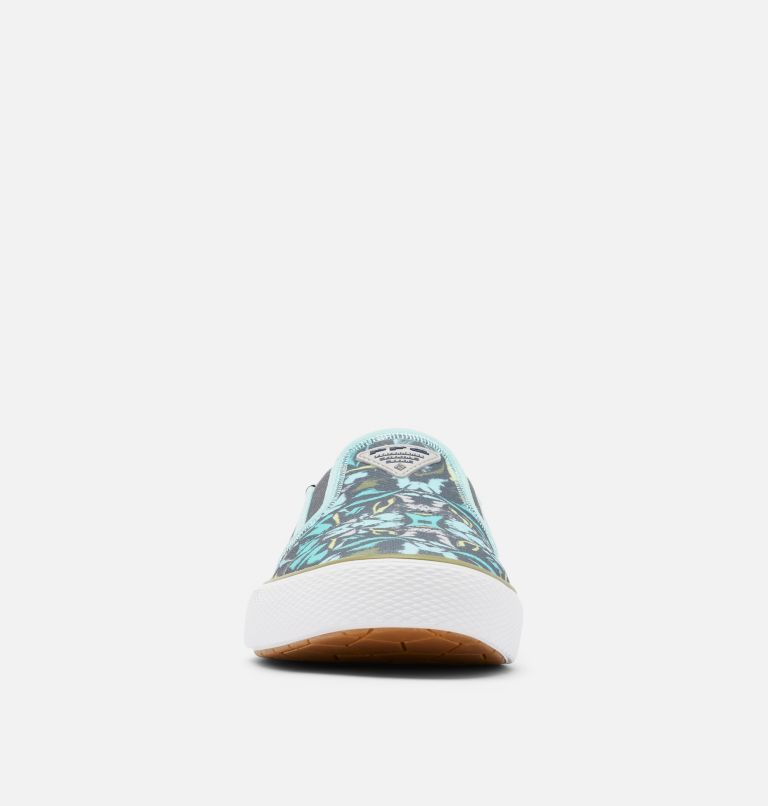 Women's PFG Slack Water Slip Shoe, Color: Gulf Stream, Cool Moss, image 7