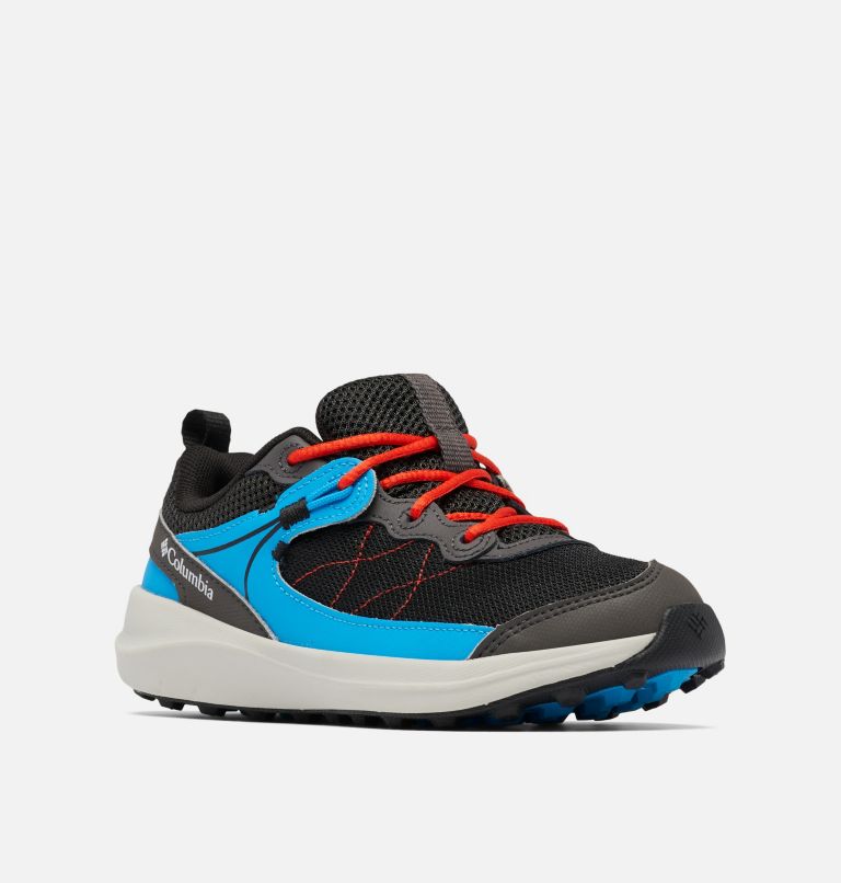 Youth Trailstorm Walking Shoe, Color: Black, Compass Blue, image 2