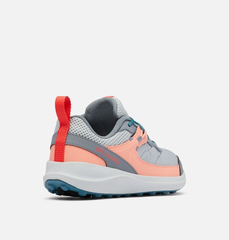 Youth Trailstorm Walking Shoe, Color: Cirrus Grey, Red Hibiscus, image 9