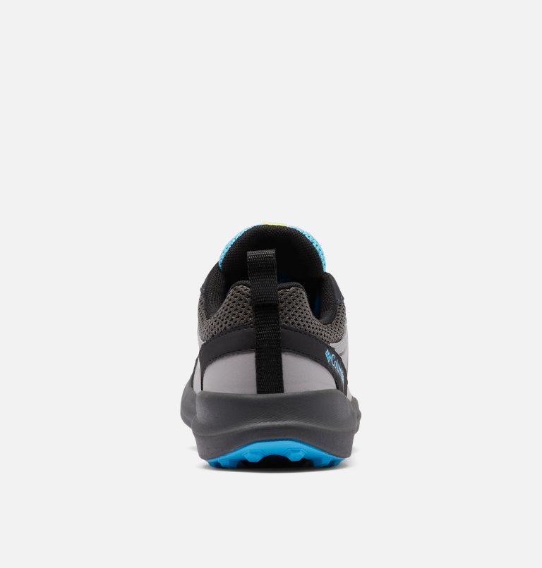 Youth Trailstorm Walking Shoe, Color: Dark Grey, Cyan Blue, image 8