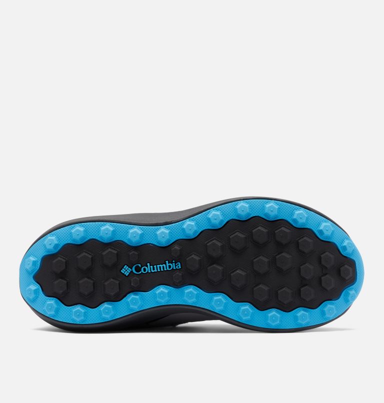Youth Trailstorm Walking Shoe, Color: Dark Grey, Cyan Blue, image 4