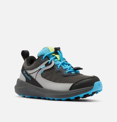 Scarpe da trekking Trailstorm&trade; da bambino CHILDRENS TRAILSTORM&trade; | 010 | 10, Dark Grey, Cyan Blue, 3/4 front