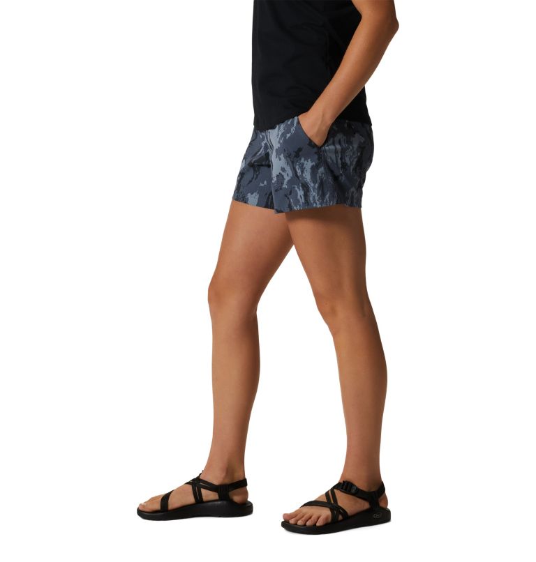 Women's Dynama/2 Short, Color: Blue Slate Crag Camo Print, image 3