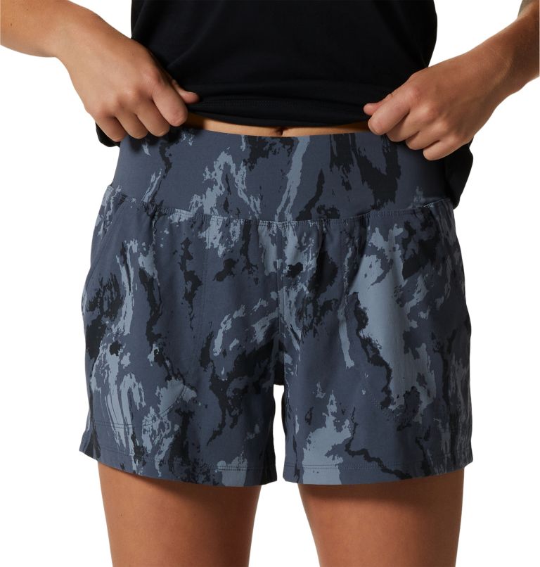 Women's Dynama/2 Short, Color: Blue Slate Crag Camo Print, image 4