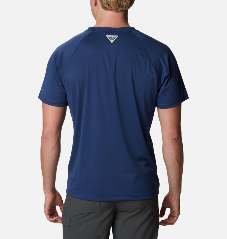 Men's PFG Zero Rules Ice Short Sleeve Shirt, Color: Carbon, image 2