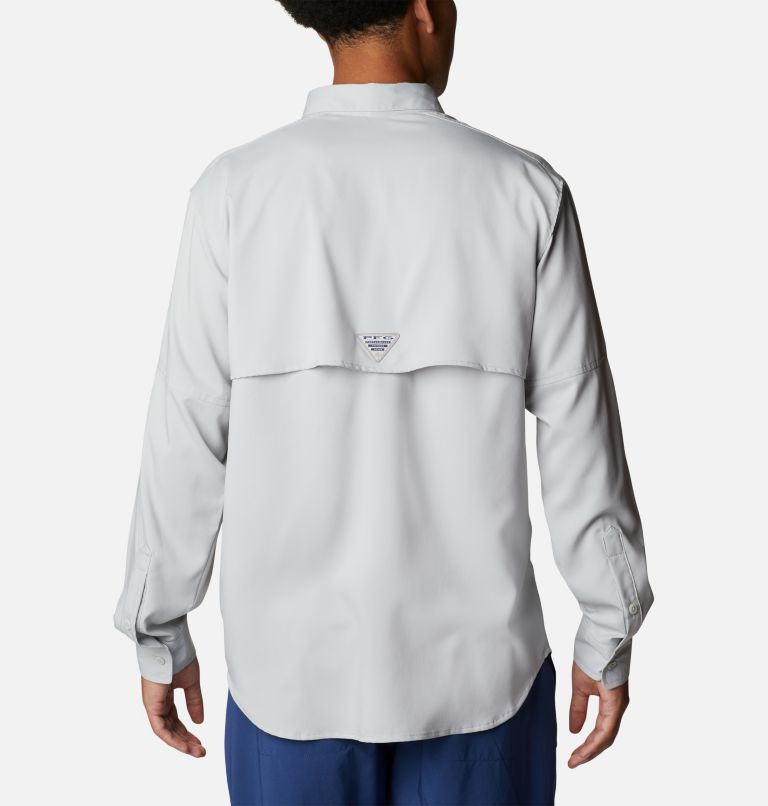 Thumbnail: Men's PFG Blood and Guts IV Woven Long Sleeve Shirt, Color: Cool Grey, image 2