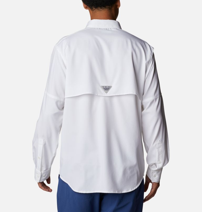 Thumbnail: Men's PFG Blood and Guts IV Woven Long Sleeve Shirt, Color: White, image 2