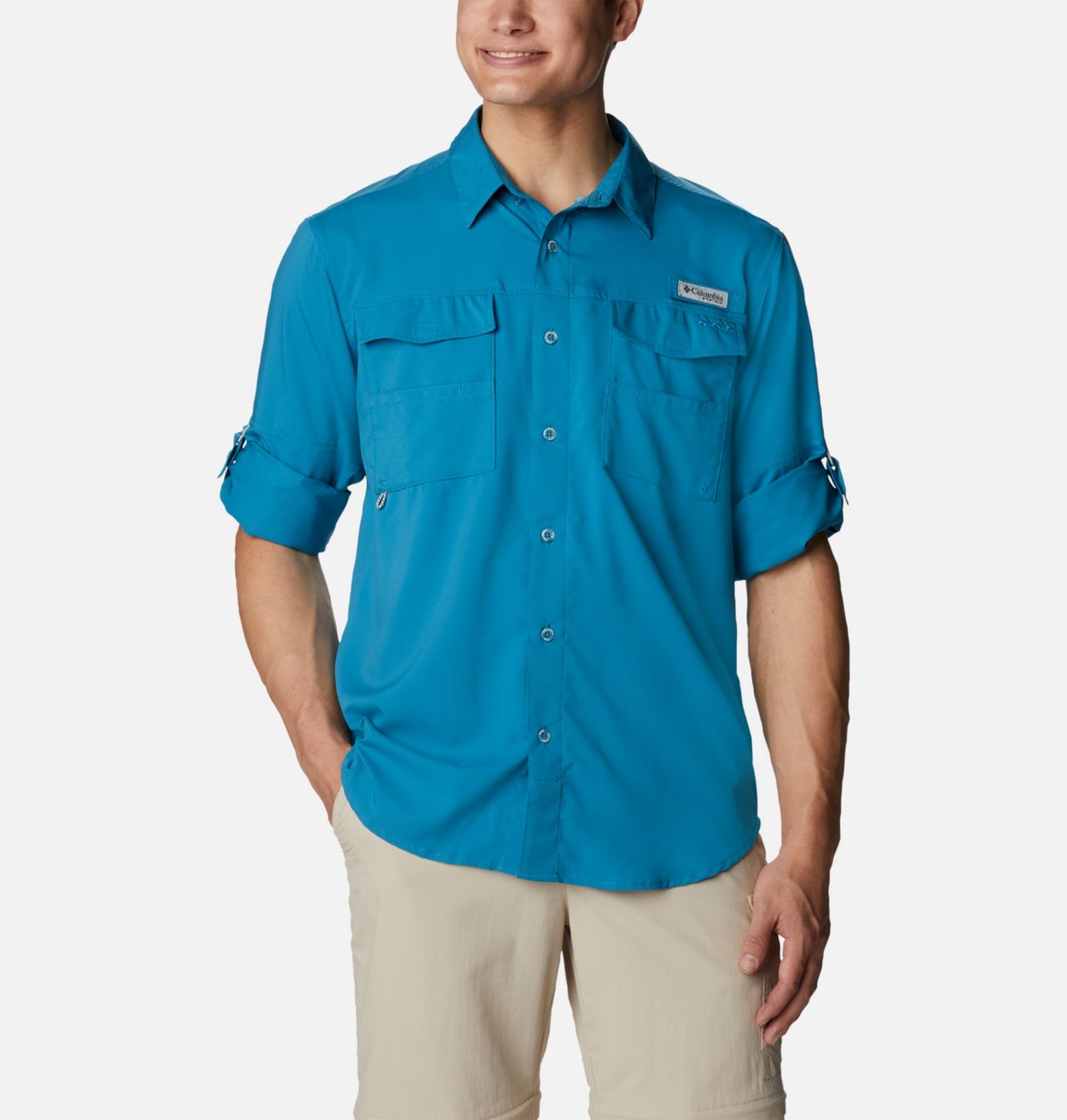 Men's PFG Blood and Guts™ IV Woven Long Sleeve Shirt 7