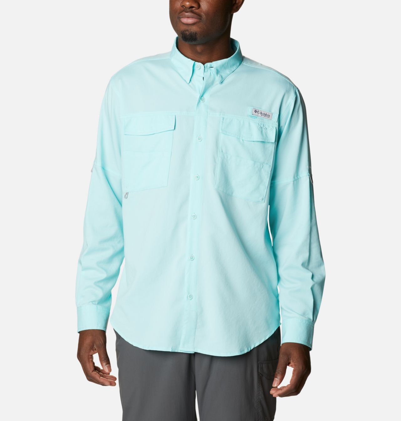 Men's PFG Blood and Guts™ IV Woven Long Sleeve Shirt 1