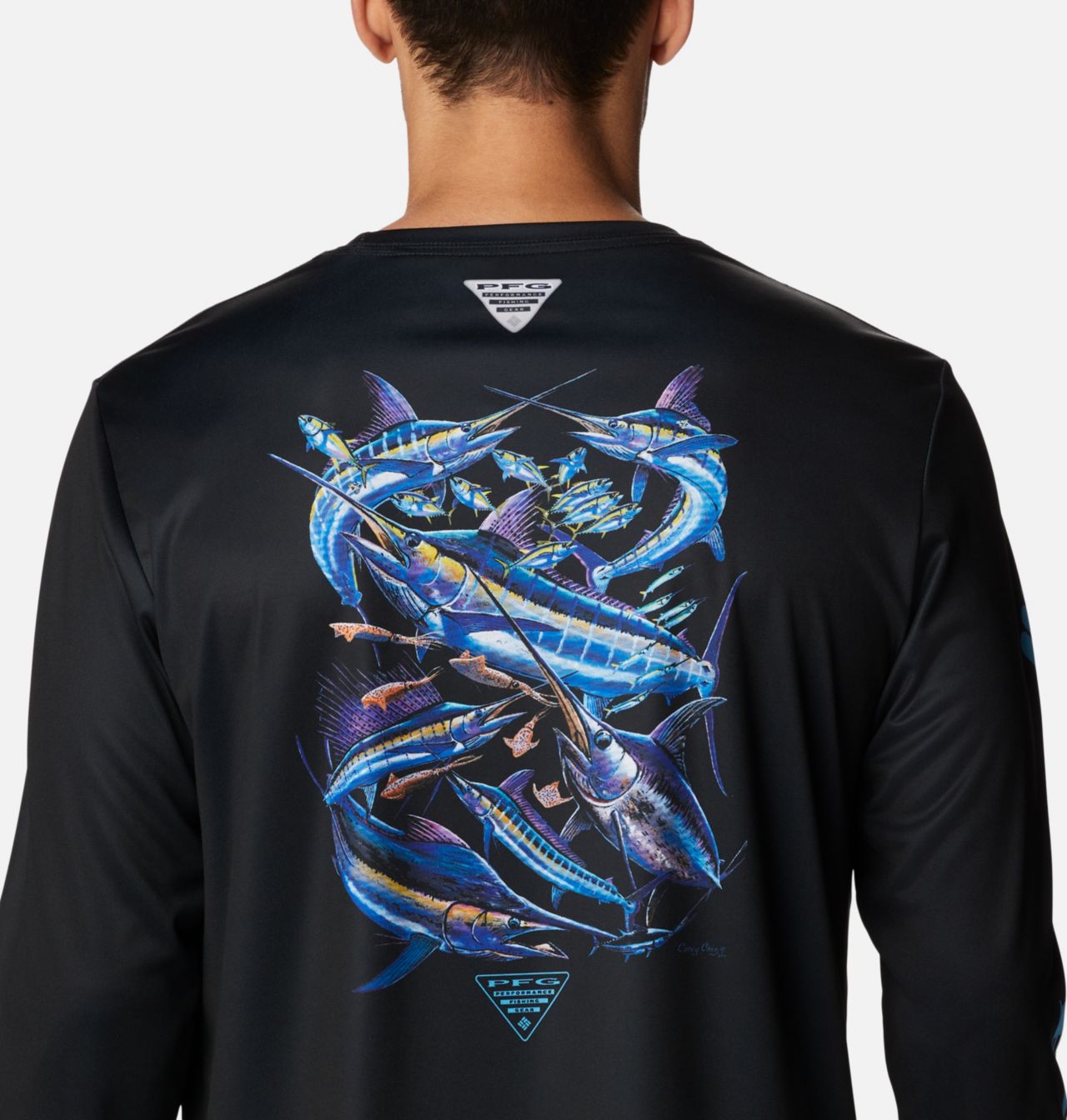 Men's PFG Terminal Tackle™ Carey Chen Long Sleeve Shirt 5