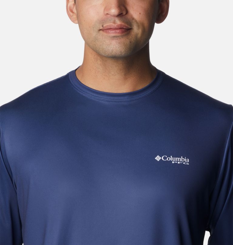 Men's PFG Terminal Tackle Carey Chen Long Sleeve Shirt, Color: Carbon, Bass, image 4