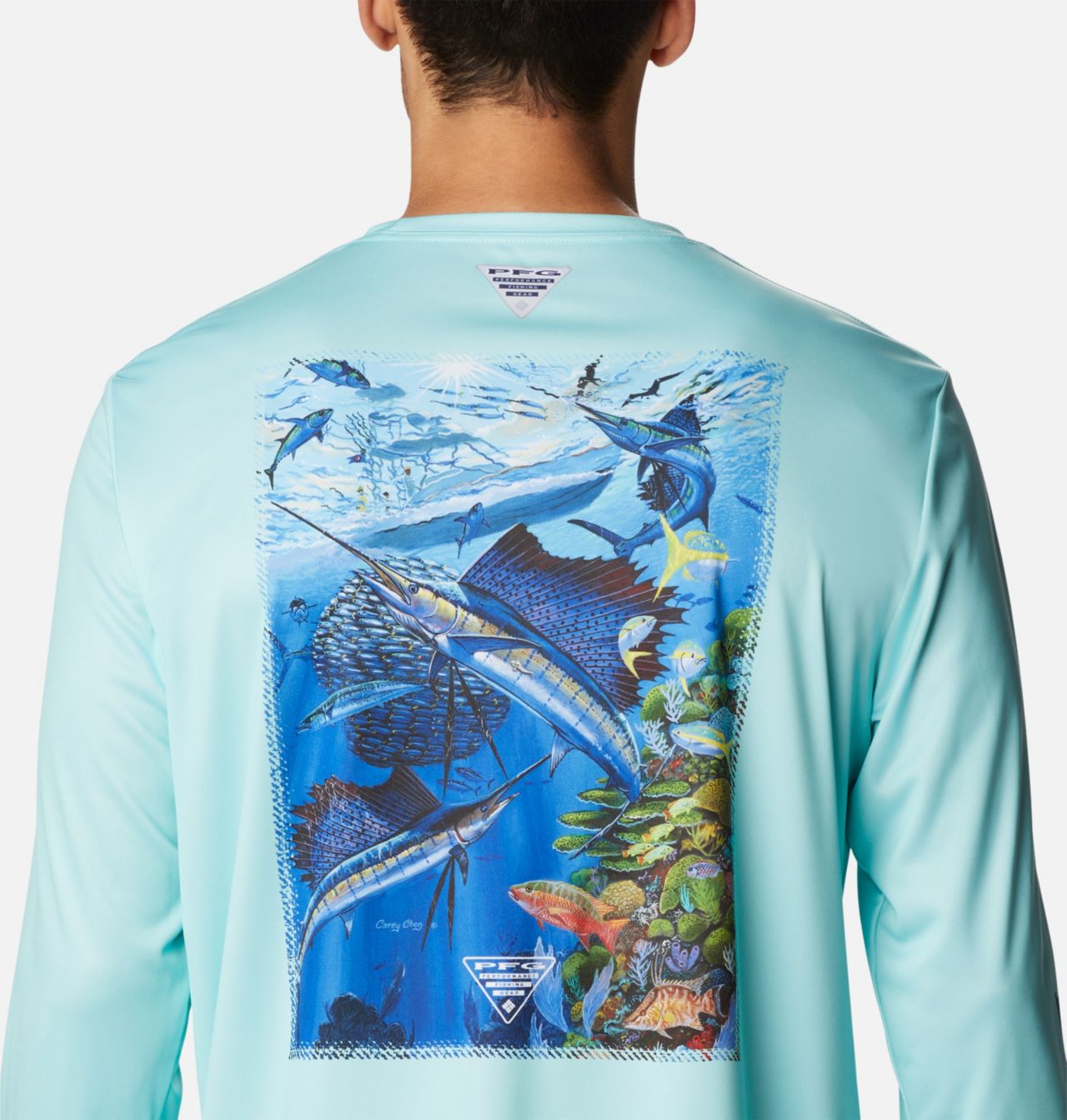 Men's PFG Terminal Tackle™ Carey Chen Long Sleeve Shirt 5