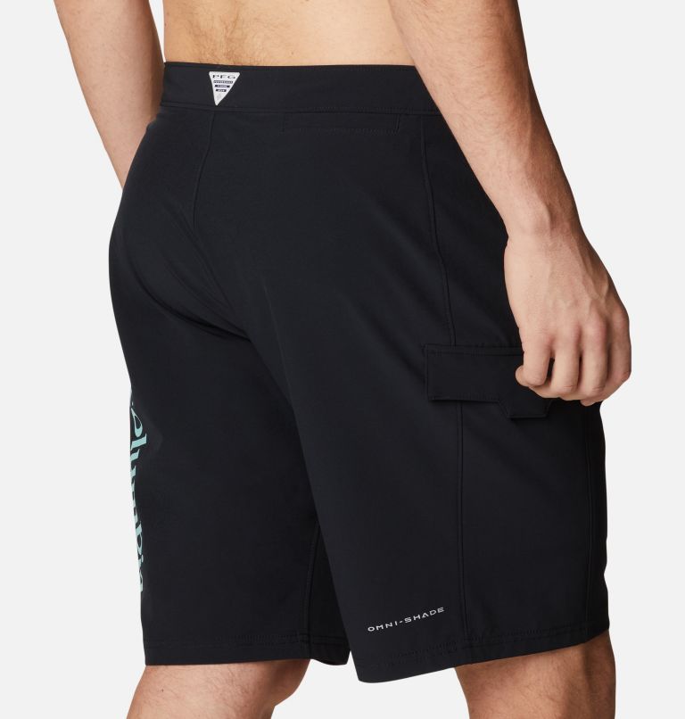 Men's PFG Terminal Tackle Board Shorts, Color: Black, Gulf Stream, image 5