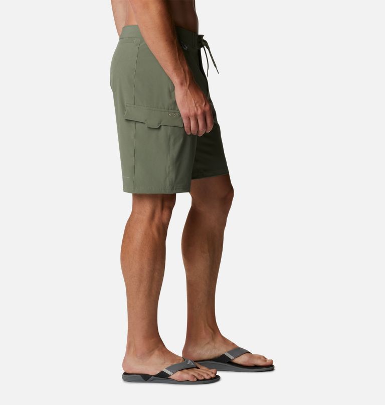Thumbnail: Men's PFG Terminal Tackle Board Shorts, Color: Cypress, Cool Green, image 3
