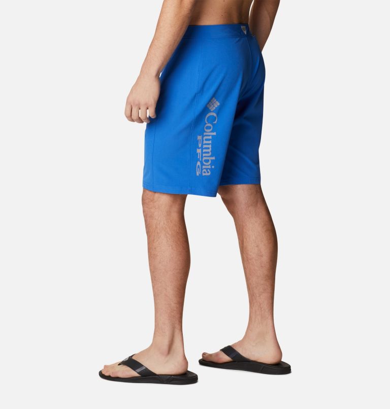 Men's PFG Terminal Tackle Board Shorts, Color: Vivid Blue, Cool Grey, image 3
