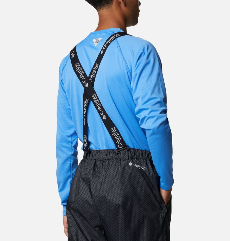 Men's PFG Terminal Tackle Bib Pants, Color: Black Carbon Fiber Print