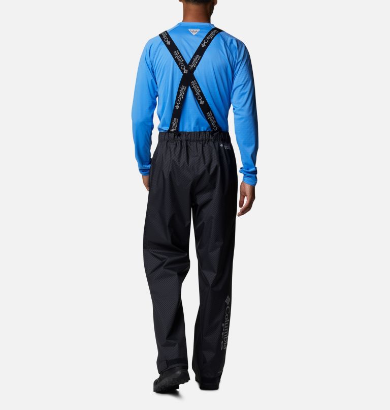 Thumbnail: Men's PFG Terminal Tackle Bib Pants, Color: Black Carbon Fiber Print, image 2