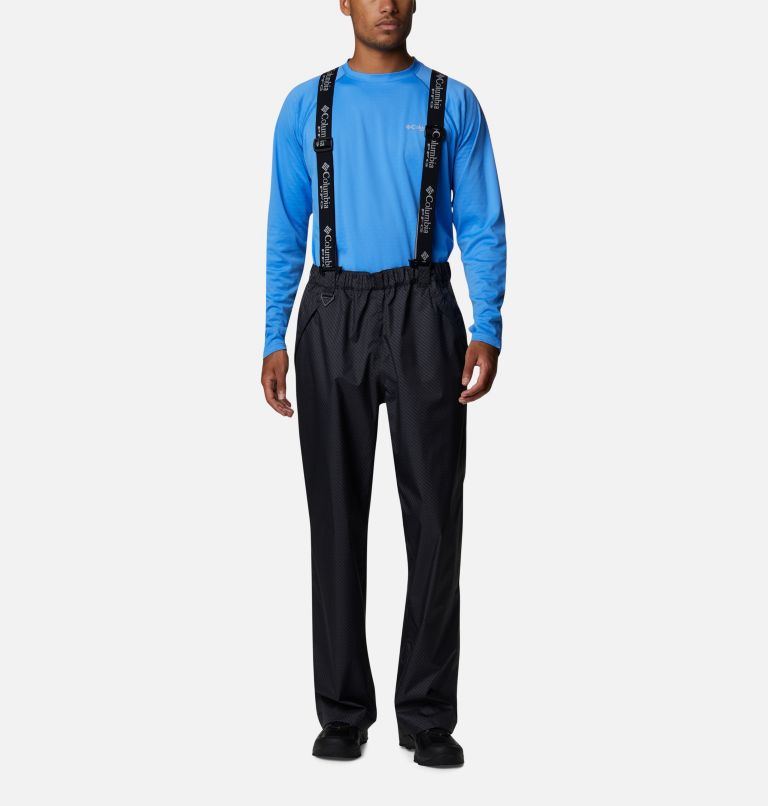 Thumbnail: Men's PFG Terminal Tackle Bib Pants, Color: Black Carbon Fiber Print, image 1