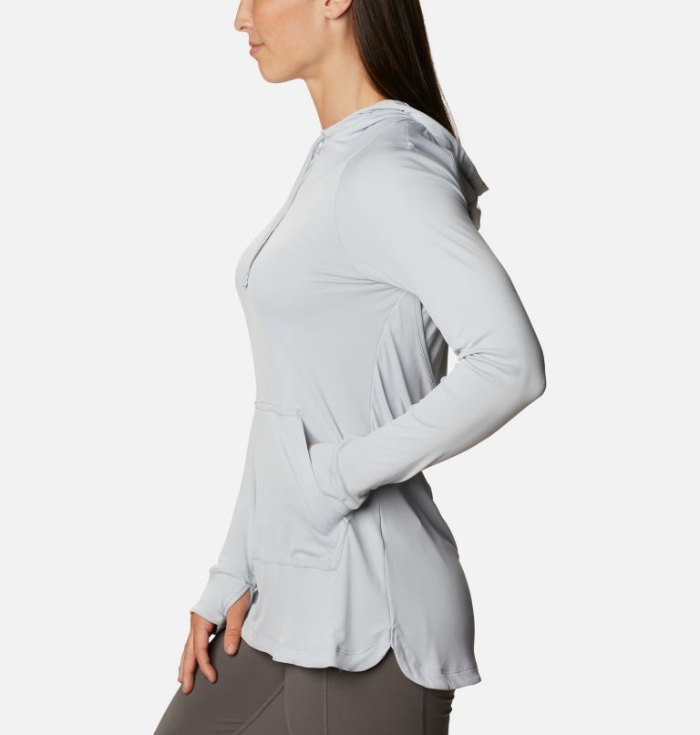 Women's PFG Respool Knit Hoodie, Color: Cirrus Grey, image 3
