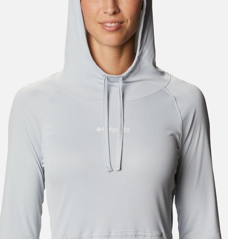 Women's PFG Respool Knit Hoodie, Color: Cirrus Grey, image 4