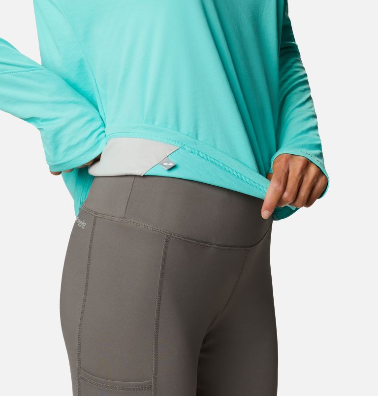 Chandail à capuchon PFG ZERO Rules Ice pour femme, Color: Dolphin, image 6
