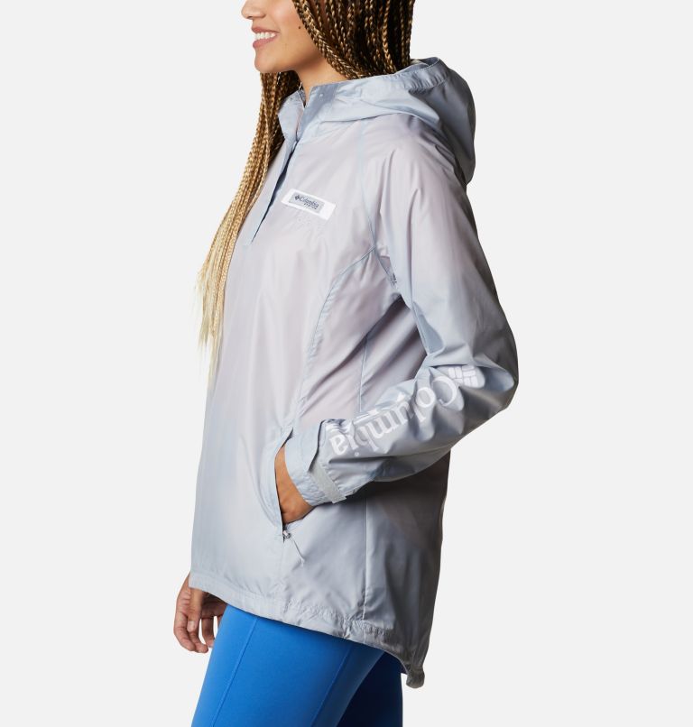 Manteau Tidal Spray II pour femme, Color: Cirrus Grey, White Logo, image 3