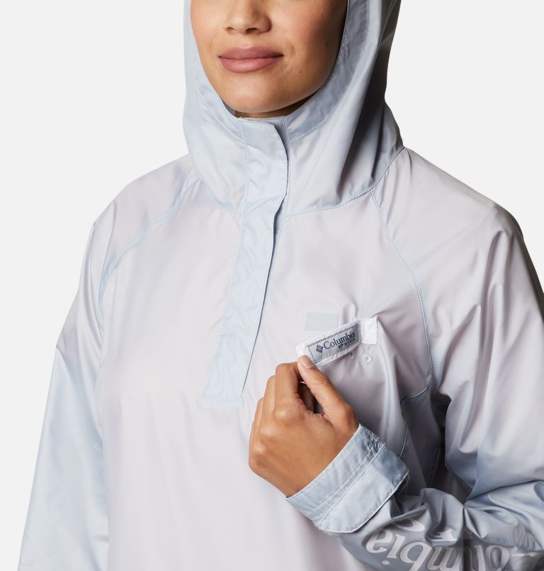 Manteau Tidal Spray II pour femme, Color: Cirrus Grey, White Logo, image 4