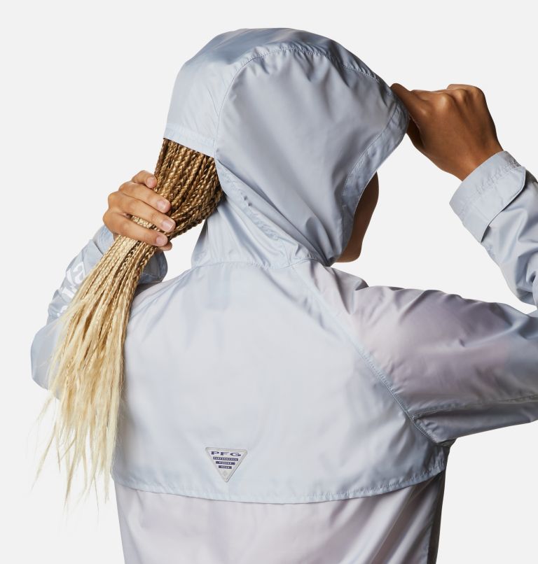 Manteau Tidal Spray II pour femme, Color: Cirrus Grey, White Logo, image 5