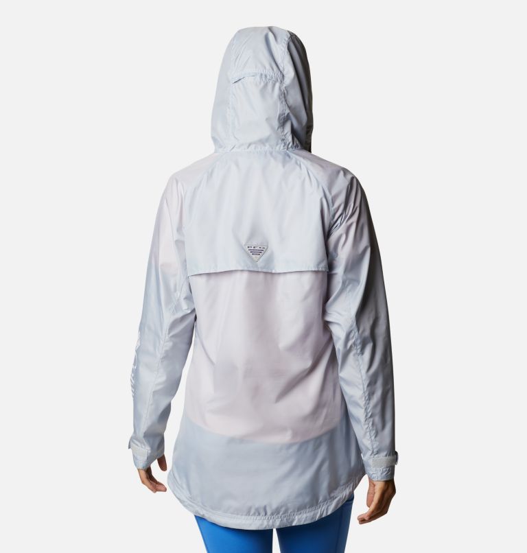 Manteau Tidal Spray II pour femme, Color: Cirrus Grey, White Logo, image 2