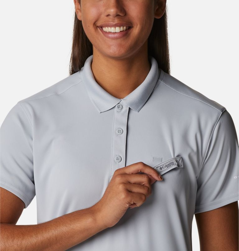 Women's PFG Tidal Tee Polo Dress, Color: Cirrus Grey, image 4