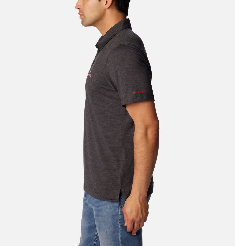 Men's Collegiate Tech Trail Polo - Georgia, Color: UGA - Black, image 3