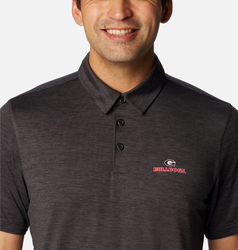 Men's Collegiate Tech Trail Polo - Georgia, Color: UGA - Black, image 4