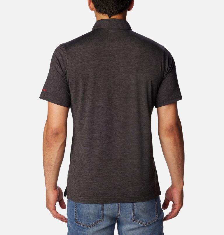 Men's Collegiate Tech Trail Polo - Georgia, Color: UGA - Black, image 2