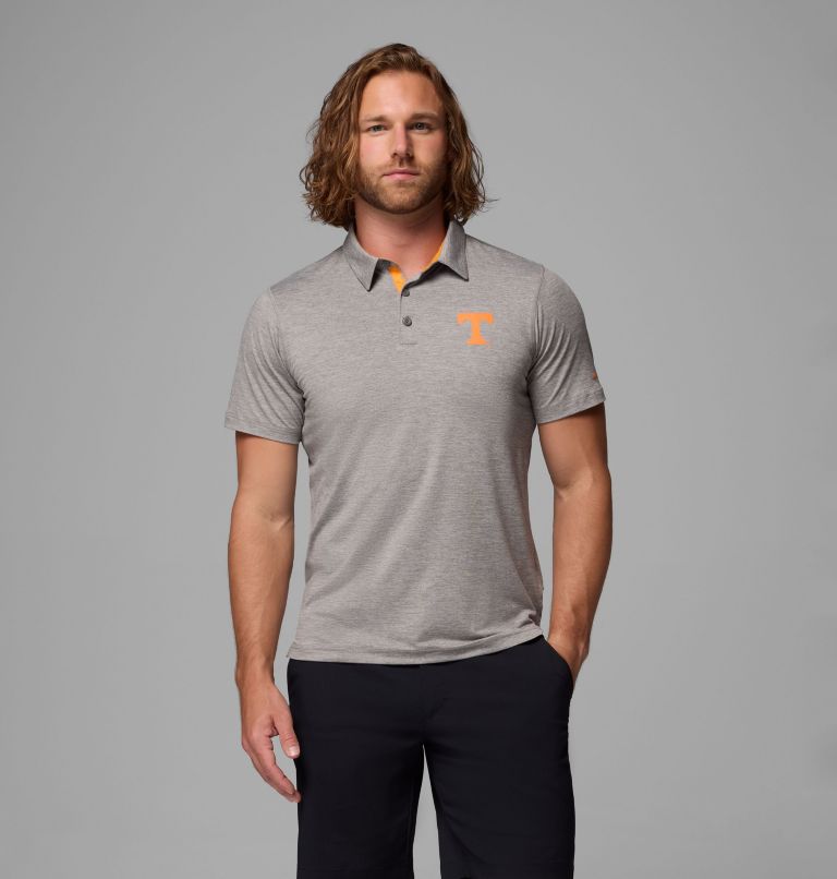 Men's Collegiate Tech Trail Polo - Tennessee, Color: UT - Charcoal, image 1