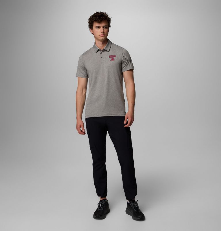 CLG Tech Trail Polo | 037 | M, Color: TAM - Charcoal, image 2