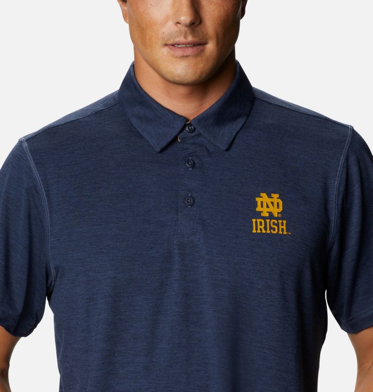 Men's Collegiate Tech Trail Polo - Notre Dame, Color: ND - Collegiate Navy, image 4